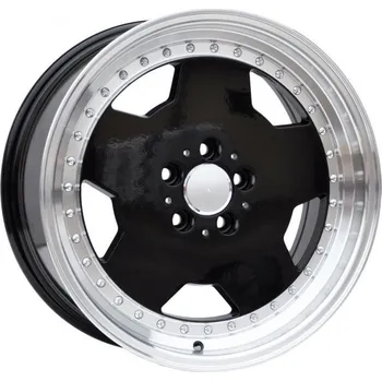 Alu kolo Alu kola Racing Line B5852, 18x8 5x112 ET35, černá + leštěný límec