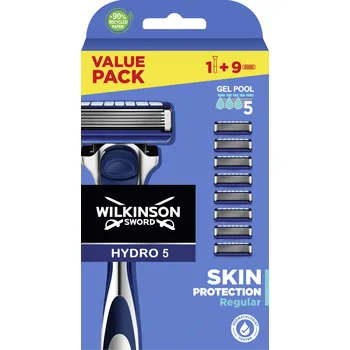 Wilkinson Sword Hydro 5 Skin Protection Regular, + 9 hlavic
