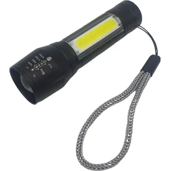 Svítilna KAMAR LED mini baterka nabíjecí, 3W XPE +1W COB, 120lm+100lm, 400mAh, 4módy [LA0206]