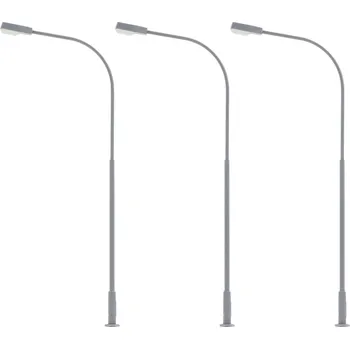 Modelová železnice Faller H0 pouliční lampa jednoduché hotový model 180119 3 ks