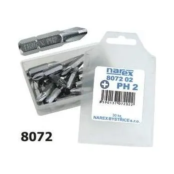 Bit Narex 807202 Nástavec Phillips, 30ks v krabičce PH2 x 30 mm