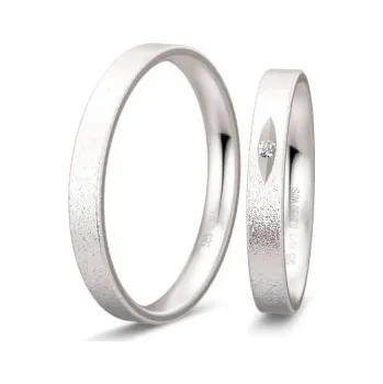 Prsten BREUNING zlaté snubní prsteny BR48/04956WG