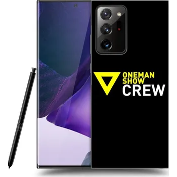 Pouzdro na mobilní telefon Picasee silikonový černý obal pro Samsung Galaxy Note 20 Ultra - ONEMANSHOW CREW
