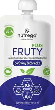 Speciální výživa Nutrego Fruty Plus borůvka 4x 175 ml