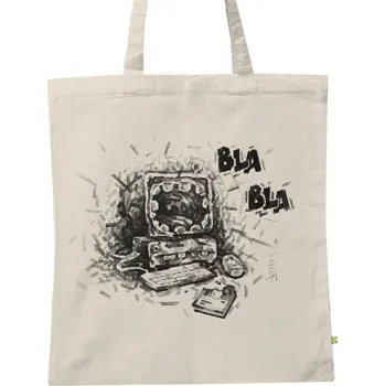 BIO plátěná taška s potiskem Internet BlaBla (Taška)