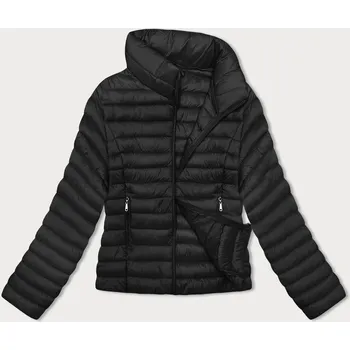 Černá prošívaná dámská bunda se stojáčkem (16M9111-392) odstíny černé L (40)