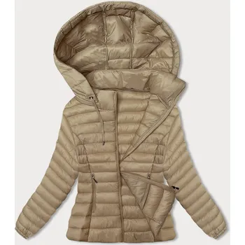 Béžová dámská prošívaná bunda pro přechodné období (16M9101-254) odstíny béžové S (36)