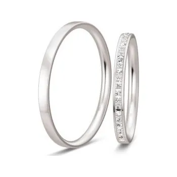 Prsten BREUNING zlaté snubní prsteny BR48/04981WG