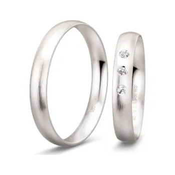 Prsten BREUNING zlaté snubní prsteny BR48/04406WG