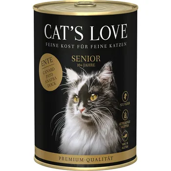 Krmivo pro kočku Cat´s Love Senior kachna 6 × 400 g
