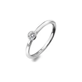 Prsten Stříbrný prsten Hot Diamonds Willow DR20601-56