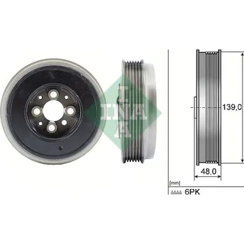 Řemenice, klikový hřídel INA 544 0065 10