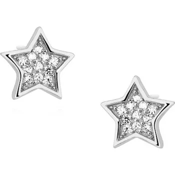 Náušnice Lafira stříbrné náušnice Stars Crystal Z1485E (puzety)