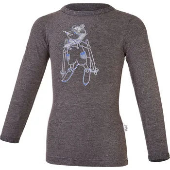 Little Angel Tričko smyk obrázek DR Outlast® - tm.šedý melír Velikost oblečení: 86