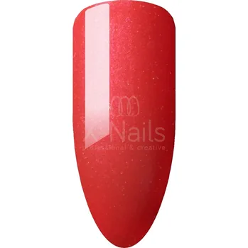 X-NAILS barevný UV gel Metallic Line, 5 ml - SHIMMER CARDINAL RED (UV gel na nehty s metalickým efektem, 5ml)