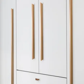 Nábytkové kování Rujzdesign Šatní úchytka ELDORA 1090mm / Bronz broušený 2 x 400 mm