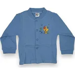 KY Kojenecký modrý kabátek KAREL Barva: Modrá, Velikost: 74