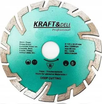 Řezný kotouč Kraft & Dele Professional KD928 125 mm