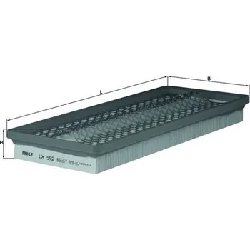 Vzduchový filtr Vzduchový filtr MAHLE LX 592