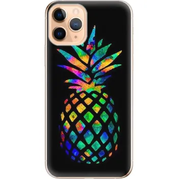 Pouzdro na mobilní telefon Odolné silikonové pouzdro iSaprio - Rainbow Pineapple - iPhone 11 Pro