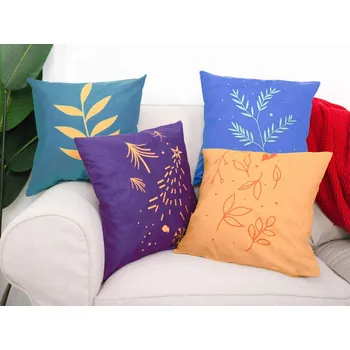 Povlak na dekorativní polštářek XPOSE® Set povlaků na polštář CLIFF 40x40 cm - set 4ks, Bavlna + Prodloužená možnost vrácení zboží do 50 dnů