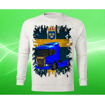 Pánská mikina mikina s potiskem SCANIA I pánské 3XL