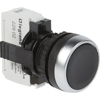 Stykač LEGRAND Tlačítko OSMOZ VK 023706 černé NO 023706