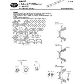 Plastikový model 1/72 Mask AC-130J Ghostrider ADVANCED (ZVE 7326)