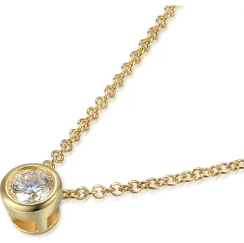 Přívěsek Gems Řetízek s briliantem 0,15ct kulatý