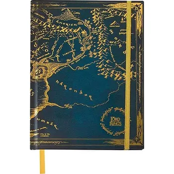 Cinereplicas Zápisník Pán prstenů - Středozem, s mapou