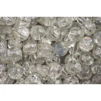 Dětské navlékací korálky Praskané kuličky č.1 - 8mm