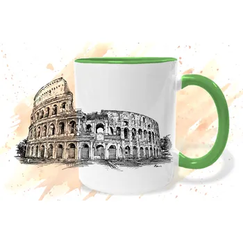 Hrnek - Coloseum Barva: Zelená