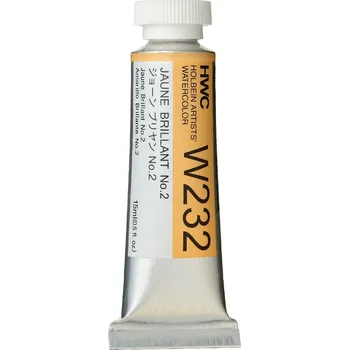 Vodová barva Akvarelová barva Holbein 15ml - oranžová Barva: W232 - Jaune Brilant No.2