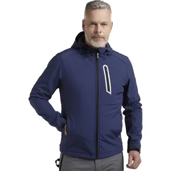 Pánská softshellová bunda DIADORA Sail modrá pánská pracovní softshell bunda 3000 mm 3XL
