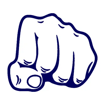 Samolepící dekorace SAMOLEPKA Pěst 003 pravá (23 - tmavě modrá) NA AUTO, NÁLEPKA, FÓLIE, POLEP, TUNING, VLASTNÍ TEXT, TISK, AUTOSAMOLEPKY.cz, POLEPY, OBRÁZEK, LOGO, SAMOLEPKY