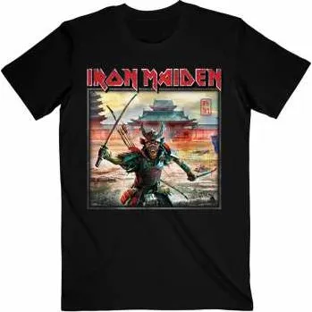 Pánské oblečení Merch Iron Maiden: Tričko Senjutsu Album Palace Keyline Square XL 2022