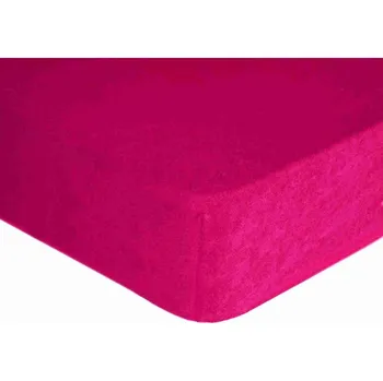 Prostěradlo Prostěradlo froté 90x200cm vínové Premium - 90x200cm