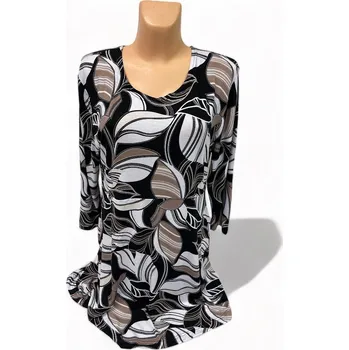 Dámská tunika Trička a topy, Barva Jako na obrázku, Velikost XXXL 54, Materiál 96% Viskoza 4% Lycra