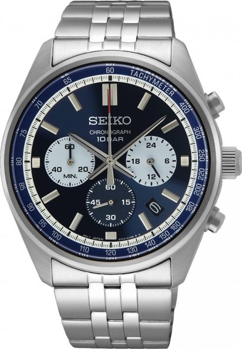 Pánské hodinky Seiko Quartz Chronograph SSB427P1 | Klenoty Mahdal.cz