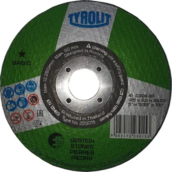 Řezný kotouč Kotouč řez.na litinu,kámen 125x2,5x22,2mm