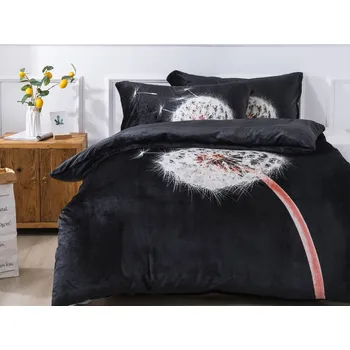 Povlečení XPOSE® Mikroplyšové povlečení PAMPELIŠKA 3 Exclusive 140x200 cm, 70x90 cm, Mikroplyš + Prodloužená možnost vrácení zboží do 50 dnů