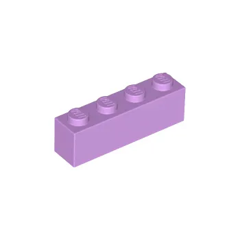 Hračka 3010 Medium Lavender Brick 1 x 4 (Středně levandulová cihla 1 x 4)