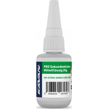 Průmyslové lepidlo KAVAN PRO střední vteřinové lepidlo 20g - expresní doprava