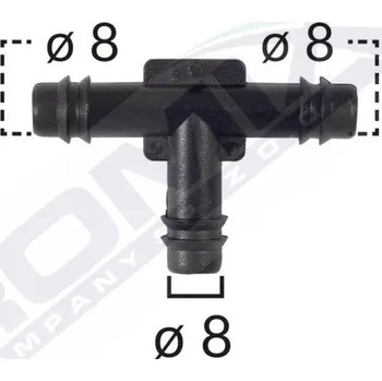 Směs do ostřikovače Rozvodka ostřikovače čelního skla Romix B21102 - 5 ks