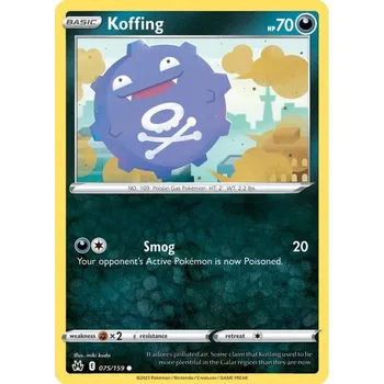 Sběratelská karetní hra Pokémon karta Koffing 075/159 - Crown Zenith