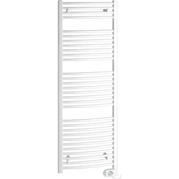 Radiátor Koupelnové trubkové elektrické těleso Kermi B20-RE prohnuté, boční připojení, 764 x 390 mm, bílé