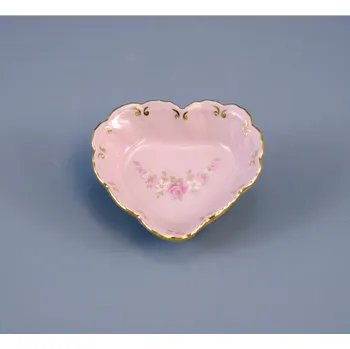 Felicie, miska ve tvaru srdce 7 cm, růžový porcelán, Leander