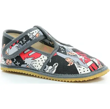 Dívčí obuv Beda Comics (BF-060010/W/02) zúžené barefoot bačkory Velikost boty (EU): 25, Vnitřní délka boty: 160, Vnitřní šířka boty: 63