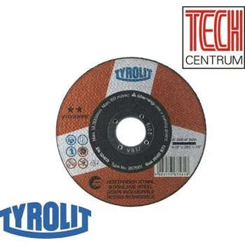 Příslušenství k brusce TYROLIT Kotouč řezací flex T41 115x1,6x22,2 NEREZ A46RB80 34332833 (25ks) STANDARD - 1 ks/ 52,22 Kč