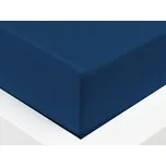 XPOSE® Jersey prostěradlo Exclusive - tmavě modré 180x200 cm, Jersey + Prodloužená možnost vrácení zboží do 50 dnů